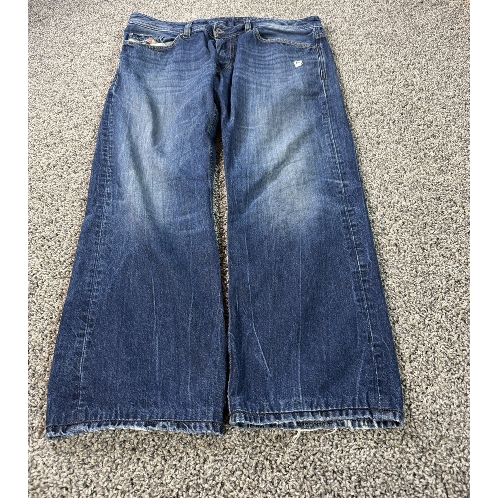 Diesel Viker Regular Straight Jeans Men's Size 36X30 Blue